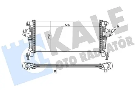 344800 Інтеркулер Astra J 1.3/1.7CDTI,1.4/1.6 KALE OTO RADYATOR підбір по vin на Brocar