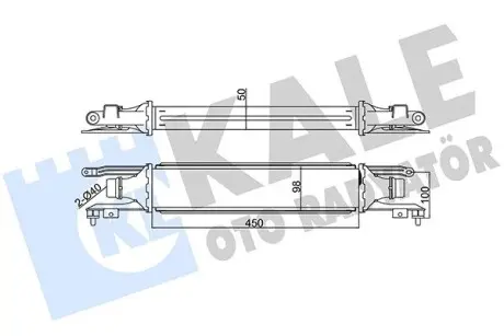 348400 Інтеркулер Corsa D 1.3CDTI 06- KALE OTO RADYATOR підбір по vin на Brocar