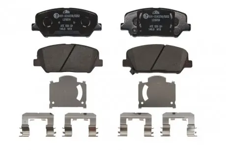 13047056592 Колодки гальмівніCERAMIC PRZOD KIA OPTIMA 10- ATE підбір по vin на Brocar