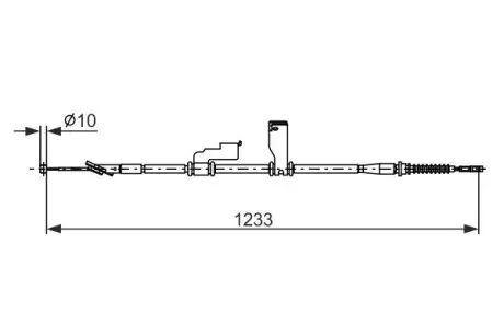 1987482906 LINKA HAM. RĘCZ. HYUNDAI T. I10 1,0-1,2 08-13 PR BOSCH подбор по vin на Brocar