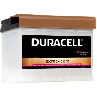 DE75HEFB Аккумулятор Duracell Extreme EFB DE75HEFB 75Ah 700A R+ DURACELL подбор по vin на Brocar