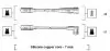 MSK529 MARELLI Комплект высоковольтных проводов AUDI 80 1.6(DT/DTA/JV)84-91 [941055040529] MAGNETI MARELLI підбір по vin на Brocar