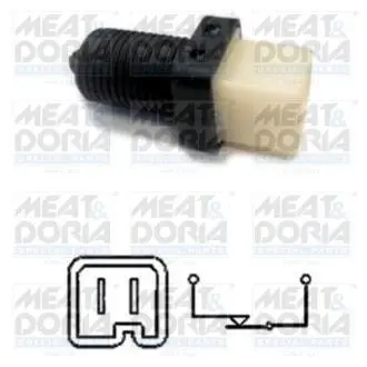 35076 Выключатель STOP-сигналов (под педаль) FIAT,PEUGEOT (Samand) MEAT&DORIA підбір по vin на Brocar