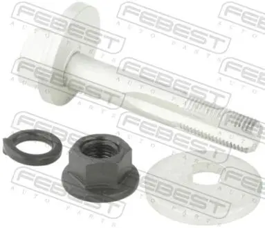 2229007KIT ŚRUBA WAHACZA KIA CEE\'D 07- (MIMOŚRODOWA) Z PODKŁADKAMI I NAKRĘTKĄ FEBEST підбір по vin на Brocar