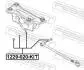 1229020KIT ŚRUBA WAHACZA HYUNDAI SANTA FE 01- (MIMOŚRODOWA) FEBEST підбір по vin на Brocar
