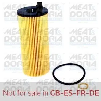 14137 Фильтр масла 5 F10,3 E90,F20,F25 10- MEAT&DORIA подбор по vin на Brocar