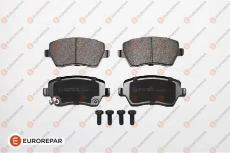 1617272780 Колодки гальмівні дискові (комплект 4 шт) EUROREPAR підбір по vin на Brocar