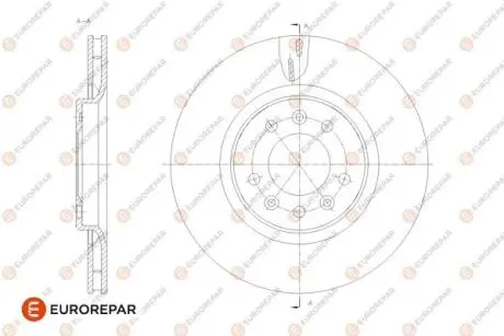 1676011880 ДИСК ГАЛЬМ?ВНИЙ EUROREPAR підбір по vin на Brocar