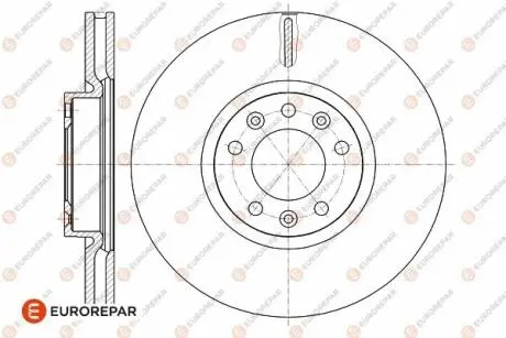 1642760480 Диск гальм. EUROREPAR підбір по vin на Brocar