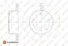 Диск тормозной задний Jumper3-Boxer3 DIAM 300 EP 22 05,12,2013- (1676014480) Eurorepar