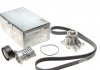Комплект ремня генератора + помпа VW Skoda Rapid/ Roomster 1.2 06- (6PK1453) (-AC) PK05661