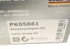 PK05661 Комплект ременя генератора + помпа VW Skoda Rapid/ Roomster 1.2 06- (6PK1453) (-AC) HEPU підбір по vin на Brocar
