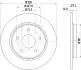 8DD355129001 Тормозной диск HELLA підбір по vin на Brocar