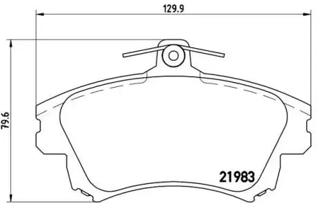 P54036 Гальмівні колодки дискові BREMBO підбір по vin на Brocar