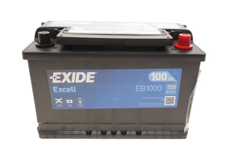 EB1000 Аккумулятор EXIDE підбір по vin на Brocar