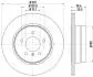8DD355128761 Диск гальмівний зад. BMW X5 (E70), X5 (F15, F85), X6 (E71, E72), X6 (F16, F86) 2.0D-3.0D 10.06-07.19 HELLA підбір по vin на Brocar