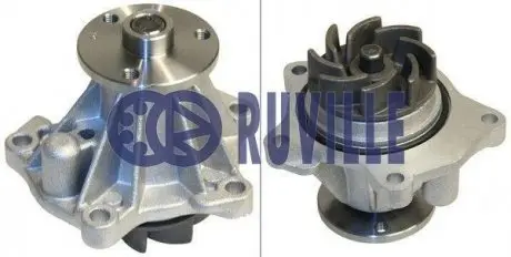 65243 Насос водяний Ford Scorpio/Sierra 2.0i DOHC 91-; Escort/Orion 2.0i 16V 4x4 91- RUVILLE підбір по vin на Brocar