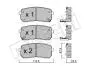 Колодки тормозные (задние) Hyundai H-1/ix55 07-/Kia Carnival 06-/Sorento III 15- 22-0786-0