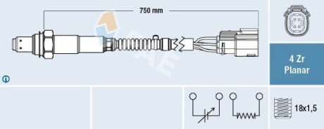 77650 Лямбда-зонд FORD 1.0 ECOBOOST FAE подбор по vin на Brocar