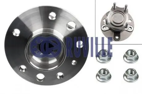 5334 Комплект підшипників задній Opel Astra G 2.0,2.2, Zafira 1.6-2.2 RUVILLE підбір по vin на Brocar