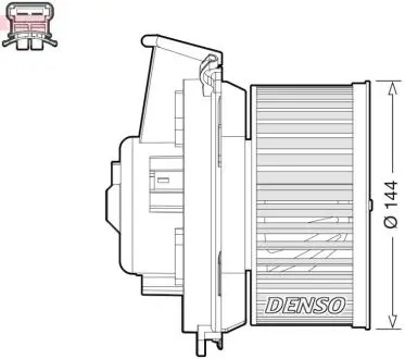 DEA21013 DMUCHAWA PEUGEOT DENSO підбір по vin на Brocar