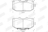 572252J Комплект тормозных колодок, дисковый тормоз JURID підбір по vin на Brocar