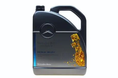 000989210713FAEE Олива моторна MB229.5 5W-40 (5L) MERCEDES підбір по vin на Brocar