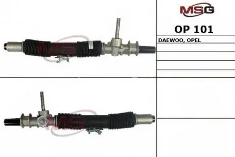 OP101 Кермова рейка Opel Vectra A 88-95/Astra F 95-/Kadett/Daewoo Lanos 97- MSG підбір по vin на Brocar