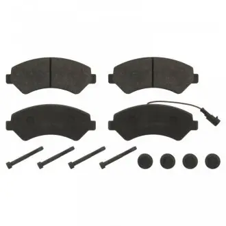 ADP154221 Колодки тормозные (передние) Citroen Jumper/Fiat Ducato/Peugeot Boxer 2.0-3.0HDi 06- R16(с датчиком) BLUE PRINT подбор по vin на Brocar