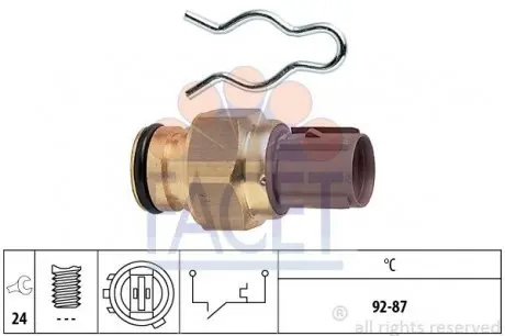 75285 Датчик включения вентилятора Honda Accord vi 2.3 (cl3) (01-03) (7.5285) FACET FACET подбор по vin на Brocar