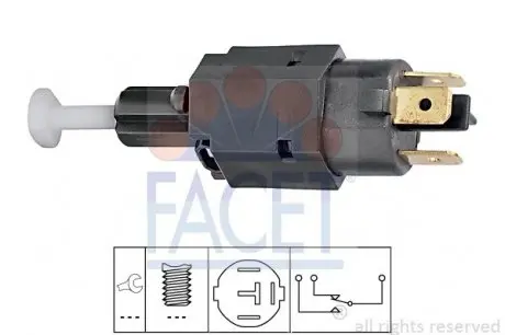 71082 Датчик стоп-сигнала Opel Astra f classic 1.4 i (98-05) (7.1082) FACET FACET подбор по vin на Brocar