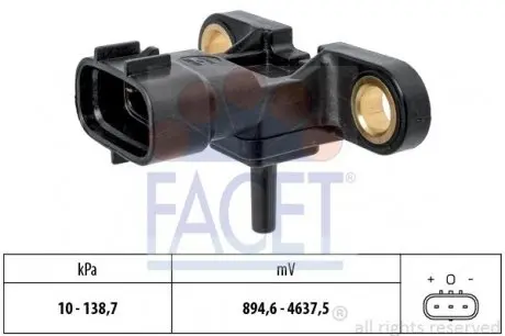 103213 Датчик абсолютного давления(MAP) FACET подбор по vin на Brocar