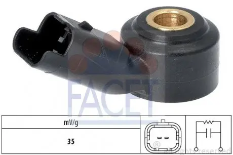 93165 Датчик детонації FACET підбір по vin на Brocar