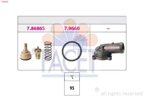 78686K Термостат FACET подбор по vin на Brocar