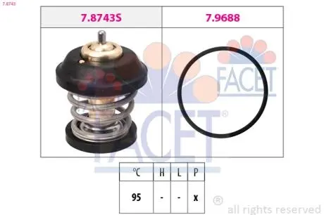 78743 Термостат FACET подбор по vin на Brocar