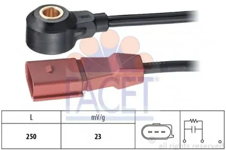 93035 Датчик детонації FACET підбір по vin на Brocar