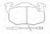 571332CH Колодки тормозные дисковые передние RENAULT Clio, Clio II, Espace I, Espace II, CHAMPION підбір по vin на Brocar
