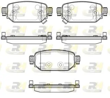 2173102 Тормозные колодки дисковые ROADHOUSE підбір по vin на Brocar