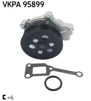 VKPA95899 Водяной насос SKF подбор по vin на Brocar
