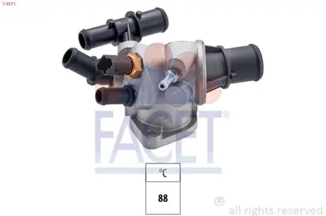 78571 Термостат Fiat Multipla 1.9 JTD 01-&gt; FACET підбір по vin на Brocar