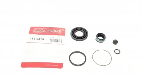 1140315 Ремкомплект супорта (заднього) Mazda 323/626/Premacy 98-04 (d=35mm) QUICK BRAKE підбір по vin на Brocar
