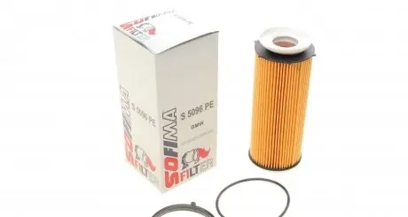 S5096PE Фильтр масляный BMW 3 (E90/E91/E92/E93)/5 (F10/F11) (F07)/7 (F01/F02/F03/F04)/X5 (E70)/X6 (E71) 08- SOFIMA подбор по vin на Brocar