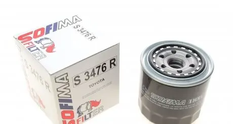 S3476R Фильтр масляный Toyota Avensis 2.0D 97- SOFIMA підбір по vin на Brocar