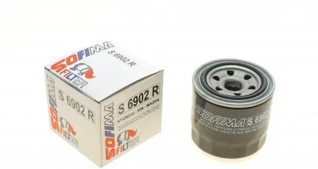 S6902R Фильтр масляный Hyundai Accent/Elantra/Tucson/H-1/Kia Ceed/Mazda 626/3/6 1.3-3.8 85- SOFIMA подбор по vin на Brocar