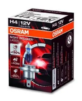 64193NBL Автолампа H4 12V 60/55W P43t Night Breaker Laser +130% OSRAM підбір по vin на Brocar