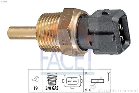 73144 Датчик температури FACET підбір по vin на Brocar