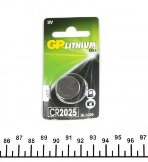 CR2025 Батарейка GP Lithium CR2025 (3V DC) (1шт) GP підбір по vin на Brocar