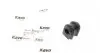 Втулка стабілізатора (переднього) Hyundai Getz 1.1-1.6 01-12 (d=19.5mm) SBS-3004