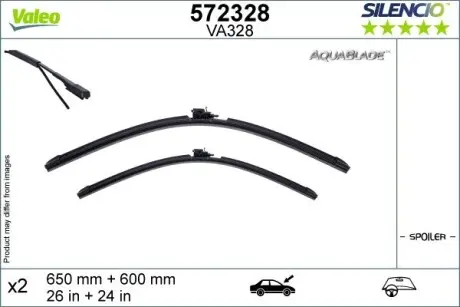 572328 Щітки склоочисника VALEO подбор по vin на Brocar