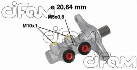 202682 Головний гальмівний циліндр CIFAM підбір по vin на Brocar